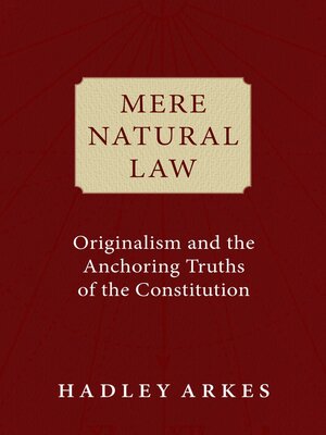 cover image of Mere Natural Law